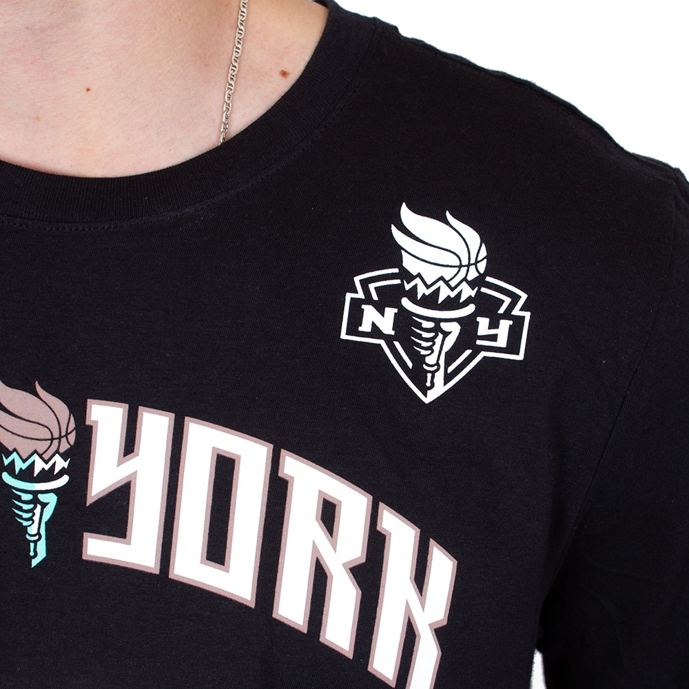 Ducks Spirit, Nike, Black, Crew Neck, Cotton, Women, Unisex, Basketball, Core, WNBA, 2025, New York Liberty, #20, Sabrina, T-Shirt, 952540